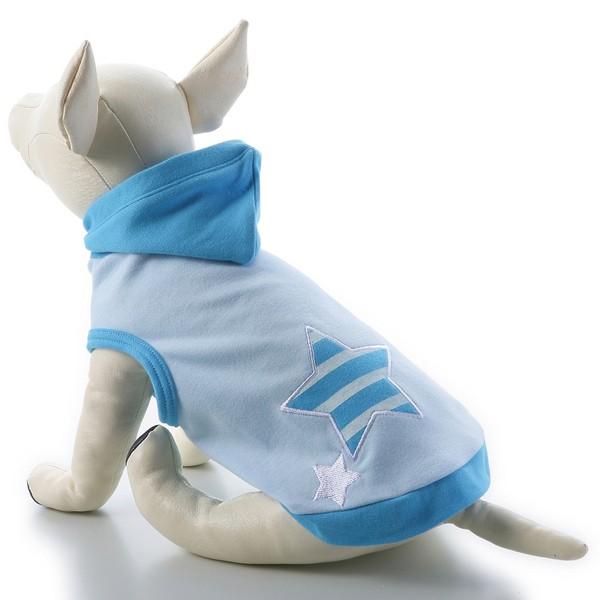 ボーダー星柄 パーカー 5L 6L 7L 8L ブルー・オレンジ・イエロー・レッド・ピンク 大型犬 犬服 ゴールデンレトリーバー・ラブラドールレトリーバー等 |  | 02