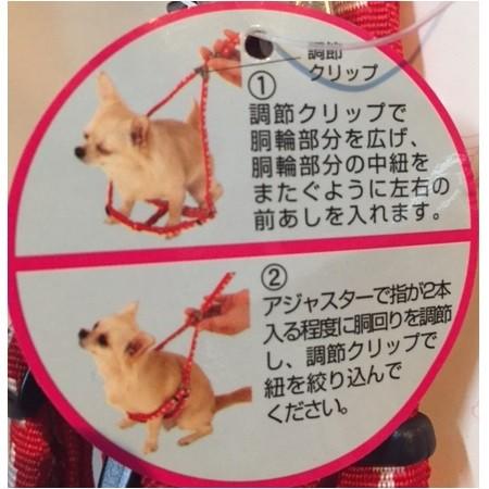 ペティオ リトルエンジェル ストライプボーン ハーネスリード XS・SS ピンク・イエロー・グリーン ミニ犬〜超小型犬 犬用 胴輪付引きひも | Little Angel | 02