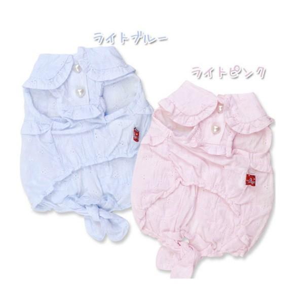 Air Balloon Lovely シャツワンピース XS MD-S MD-M L LL ライトブルー・ライトピンク 犬服 超小型犬〜小型犬用 バルーン型シャツ SS XL 2L |  | 02