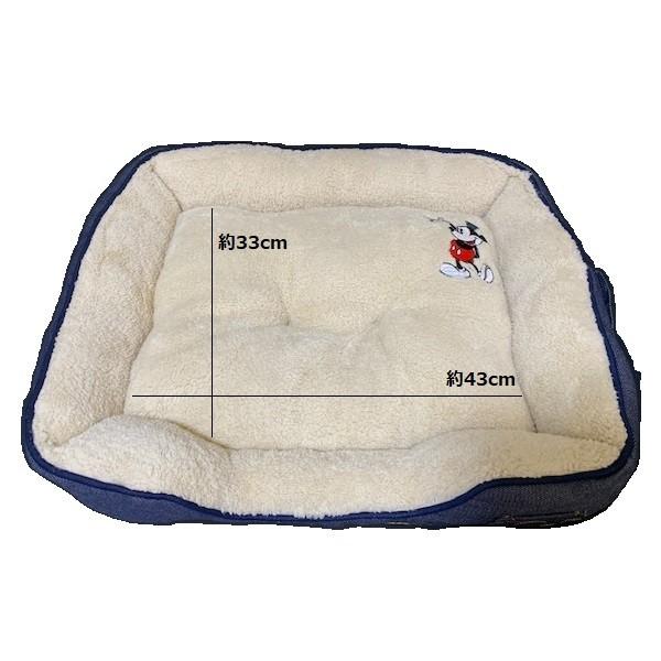 スリーアローズ ミッキーマウス ソファー M デニム 犬・猫用