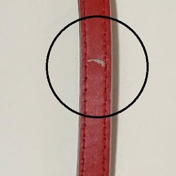 【アウトレット】 AZERIA ベーシックレザー リード 1.2 レッド 超小型犬〜小型犬用 アゼリア 【訳あり※剥げ箇所有り】 |  | 01