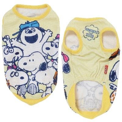 PEANUTS スヌーピー ファミリーパイルタンクトップ 2号・3号・3号ロング・4号・5号 超小型犬〜小型犬用 犬服 ピーナッツ SNOOPY | スリーアローズ | 01