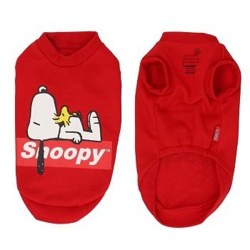スリーアローズ PEANUTS スヌーピー おやすみクルー トレーナー レッド 