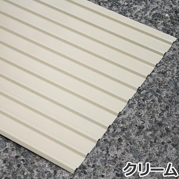 送料無料) カラートタン波板 10枚セット 角波 6尺（1820mm） 厚み