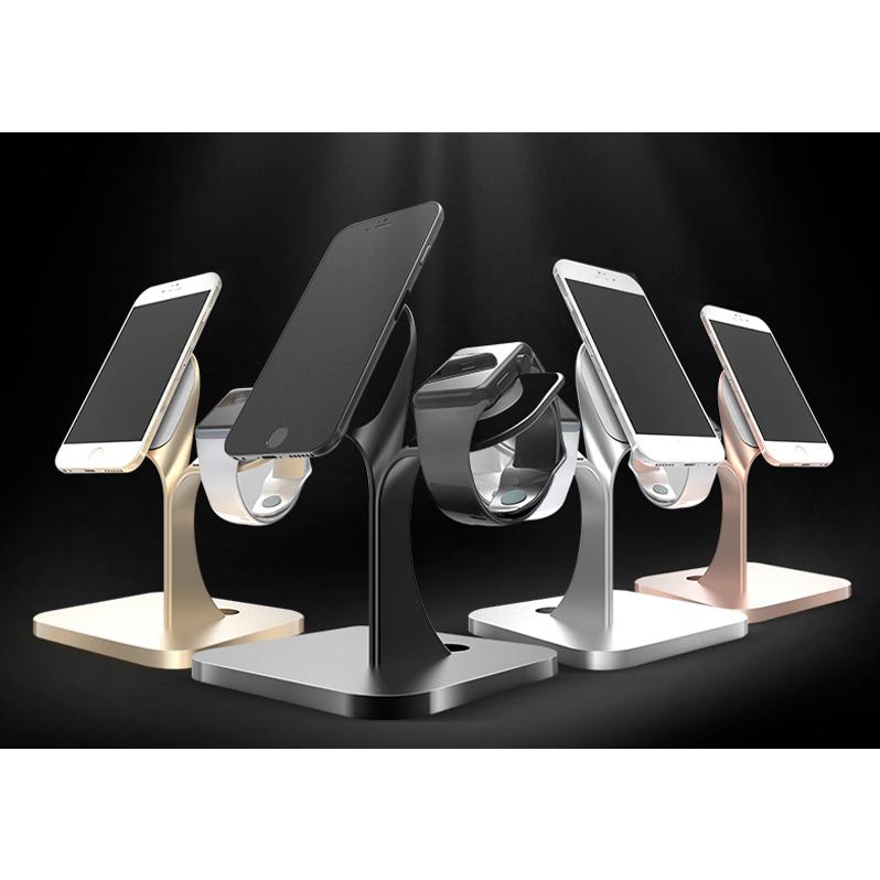 2つ置き リーフデザイン スタイリッシュ スマホスタンド / 卓上 充電 スマートフォン スマホ スタンド 自撮り オンライン授業 配信 爆買 |  | 09