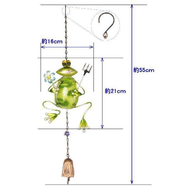 カエルのサンタクロース / ベル付きカエルのクリスマスオーナメント  カエル雑貨 飾り付け クリスマスツリー 爆買 |  | 03