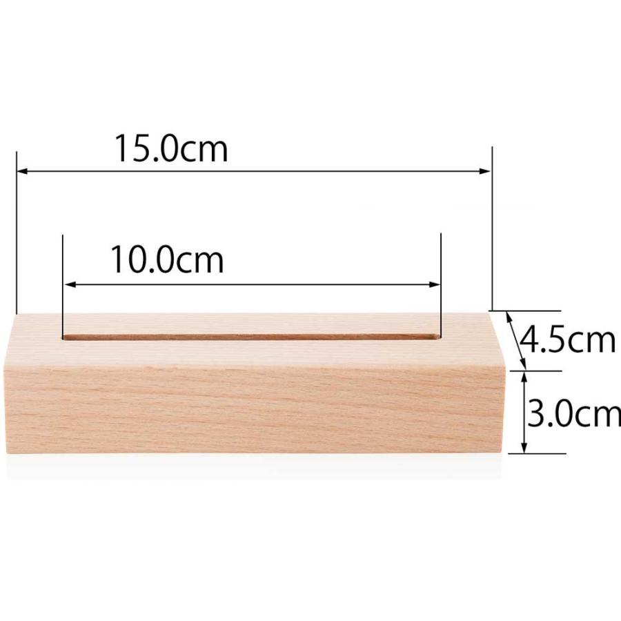 クリスマス LED照明 木製台座 / W15.0cm×L4.5cm×H3.0cm USB typeA電源 LEDホワイト色 間接照明 ハーバリウム 台座 母親 爆買 |  | 01