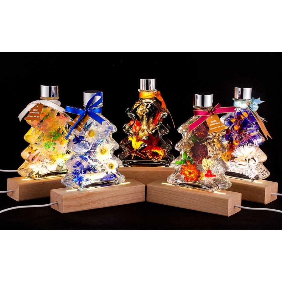 クリスマス LED照明 木製台座 / W15.0cm×L4.5cm×H3.0cm USB typeA電源 LEDホワイト色 間接照明 ハーバリウム 台座 母親 爆買 |  | 03