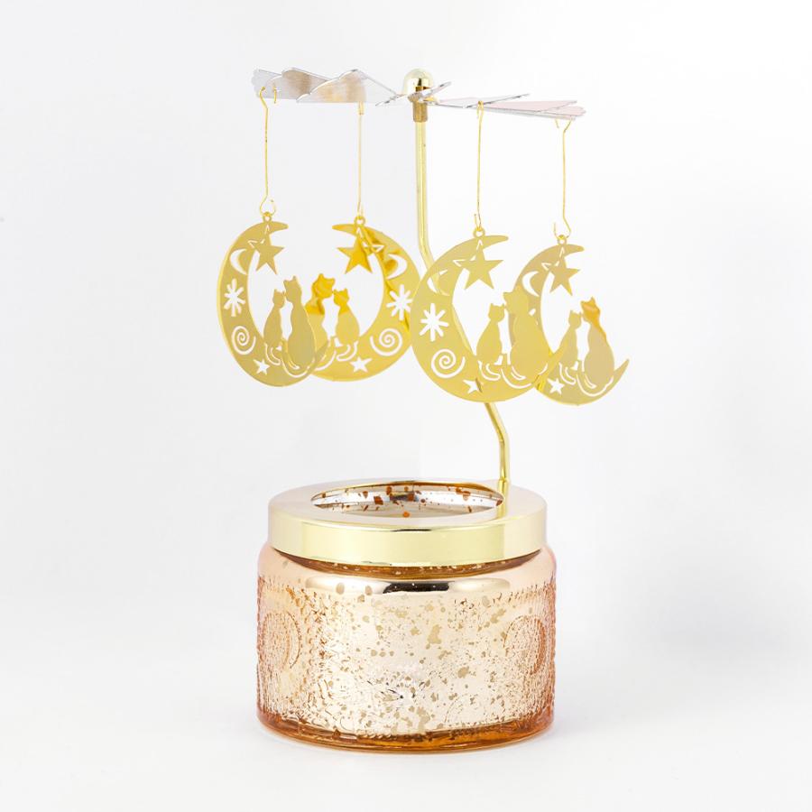 クリスマス 2025 ロータリー アロマキャンドルホルダー / アロマ キャンドル プレゼント ギフト 誕生日 おしゃれ 可愛い 幻想的 癒し 友達 間接照明 |  | 11