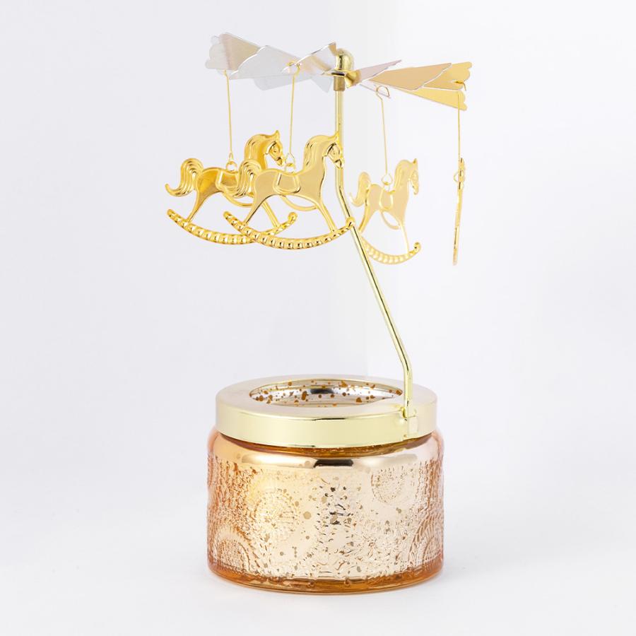 クリスマス 2025 ロータリー アロマキャンドルホルダー / アロマ キャンドル プレゼント ギフト 誕生日 おしゃれ 可愛い 幻想的 癒し 友達 間接照明 |  | 12