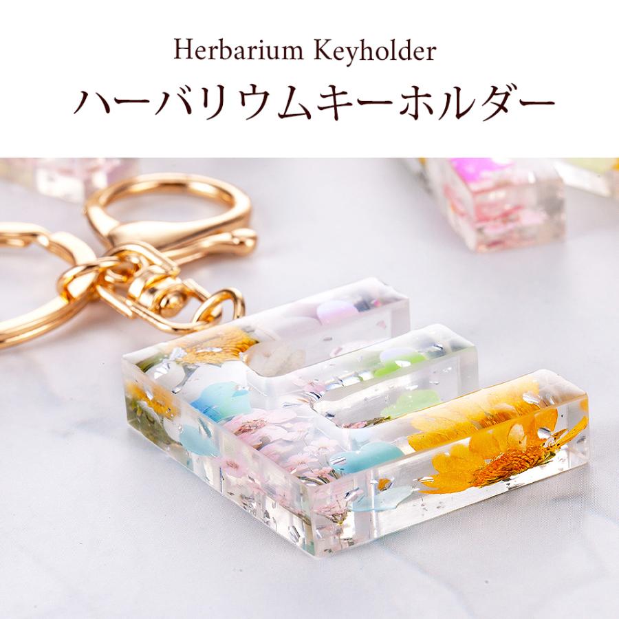 ハーバリウム キーホルダー アルファベット (U〜Z) イニシャル ハーバリウム キーホルダー アルファベット (U〜Z) イニシャル