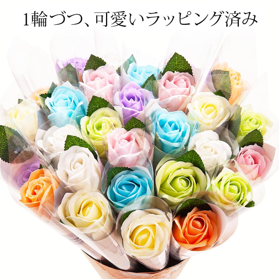 ソープフラワー 一輪 バラ 10本セット / 母の日 2025 母の日ギフト 母