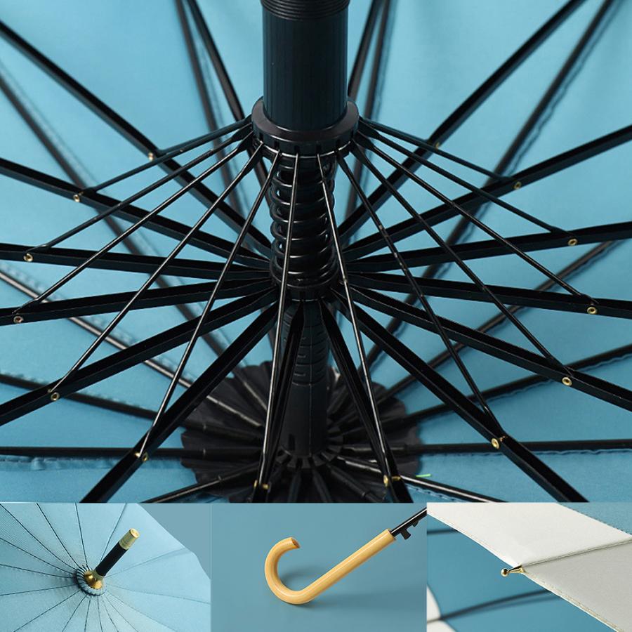 晴雨兼用 長傘 自動傘 パステルカラー レディース / クリスマス プレゼント ギフト 日傘 ワイド傘 遮光 傘 紫外線 UPF50+ 遮熱 UVカット 16本骨 耐風 軽量 爆買 |  | 14
