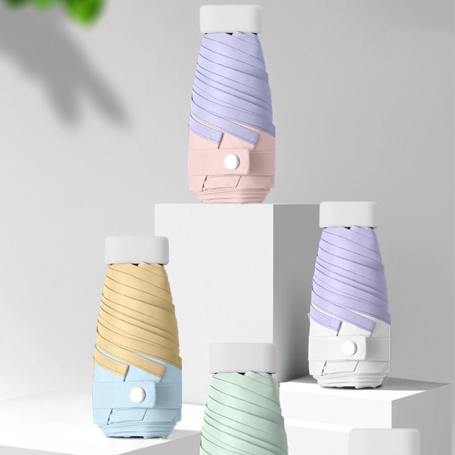 コンパクト軽量 傘 ケース付 パステルカラー 晴雨兼用 / 折り畳み スリム 軽量傘 レディース 女性用 雨傘 プレゼント ギフト 日傘 遮光 UPF50+ 遮熱 UVカット |  | 09