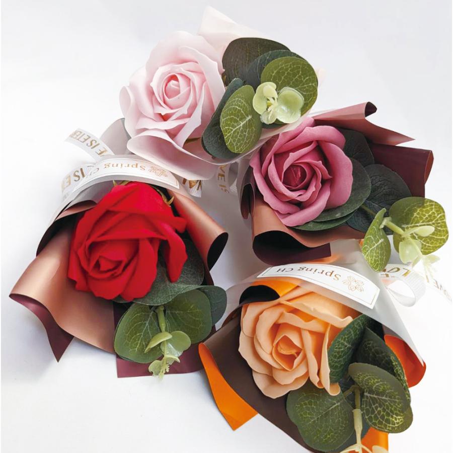 卒業式 卒園式 卒業１輪 ブーケ ソープフラワー 花束 桜 バラ / さくら 結婚式 ウェディング イベント プチギフト お返し 二次会 1本 誕生日 可愛い 爆買 |  | 11