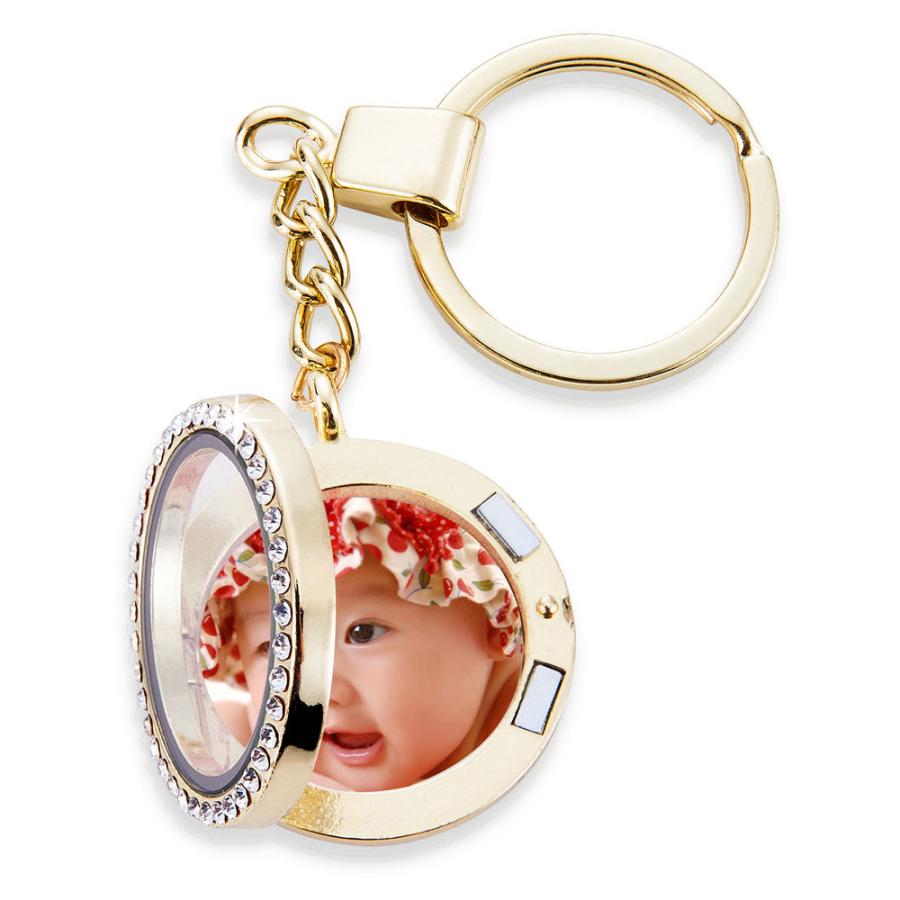 ロケットペンダント キーホルダー /バッグチャーム キーリング