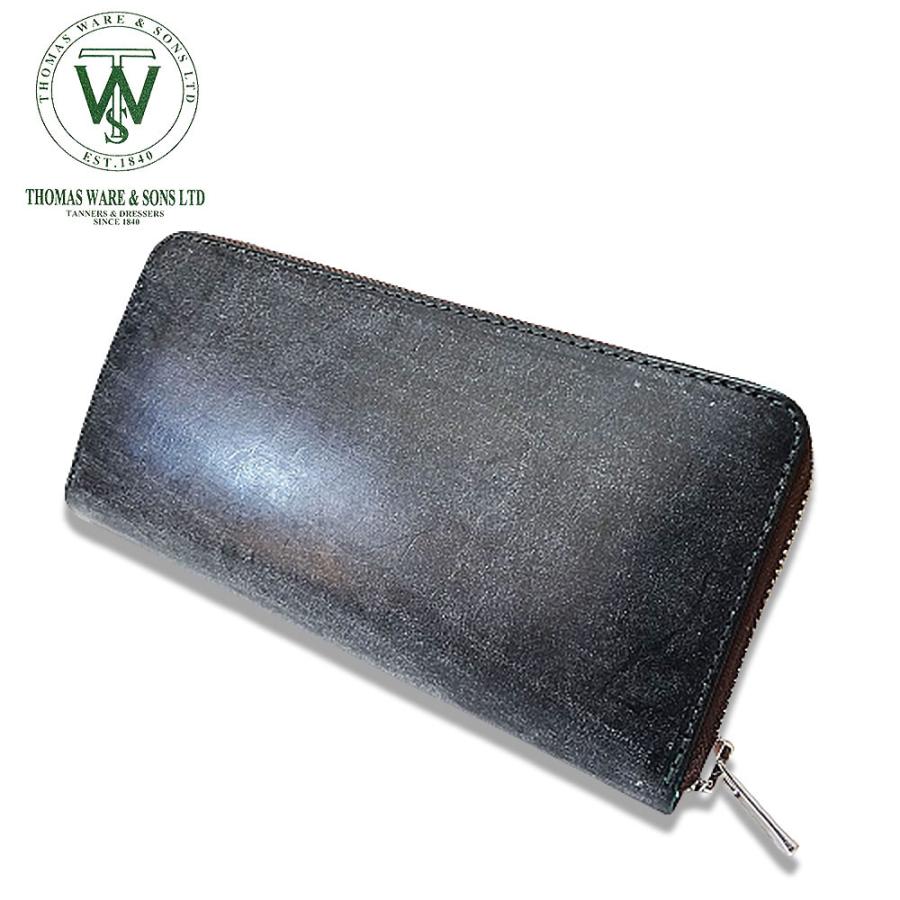 財布 長財布【 トーマスウェア社製 】ブライドル レザー ラウンド