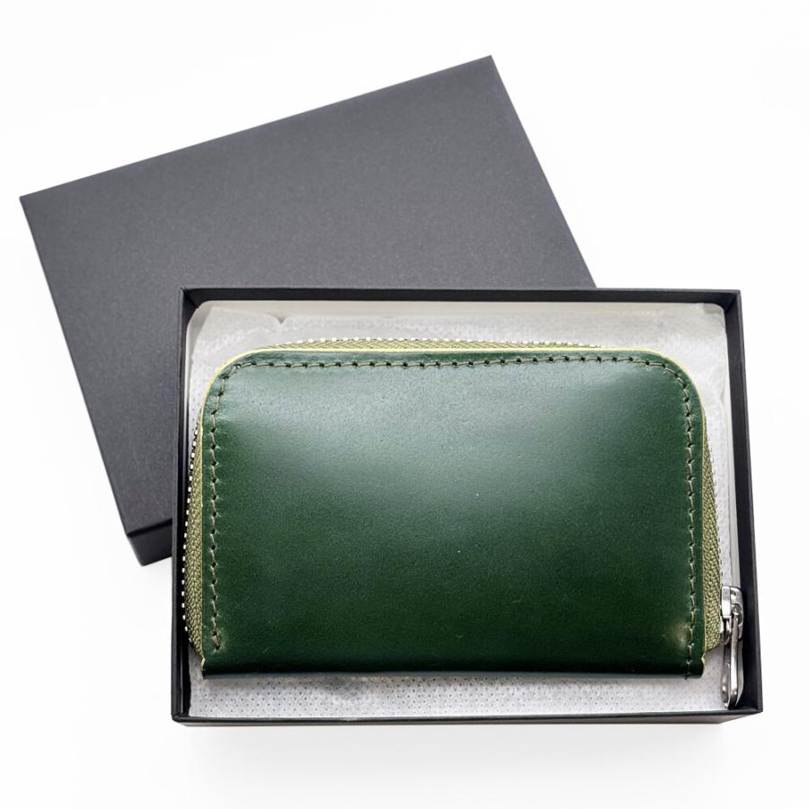 財布【 新喜皮革 】ミニ財布 オイルコードバン 日本製 5種類 日本製