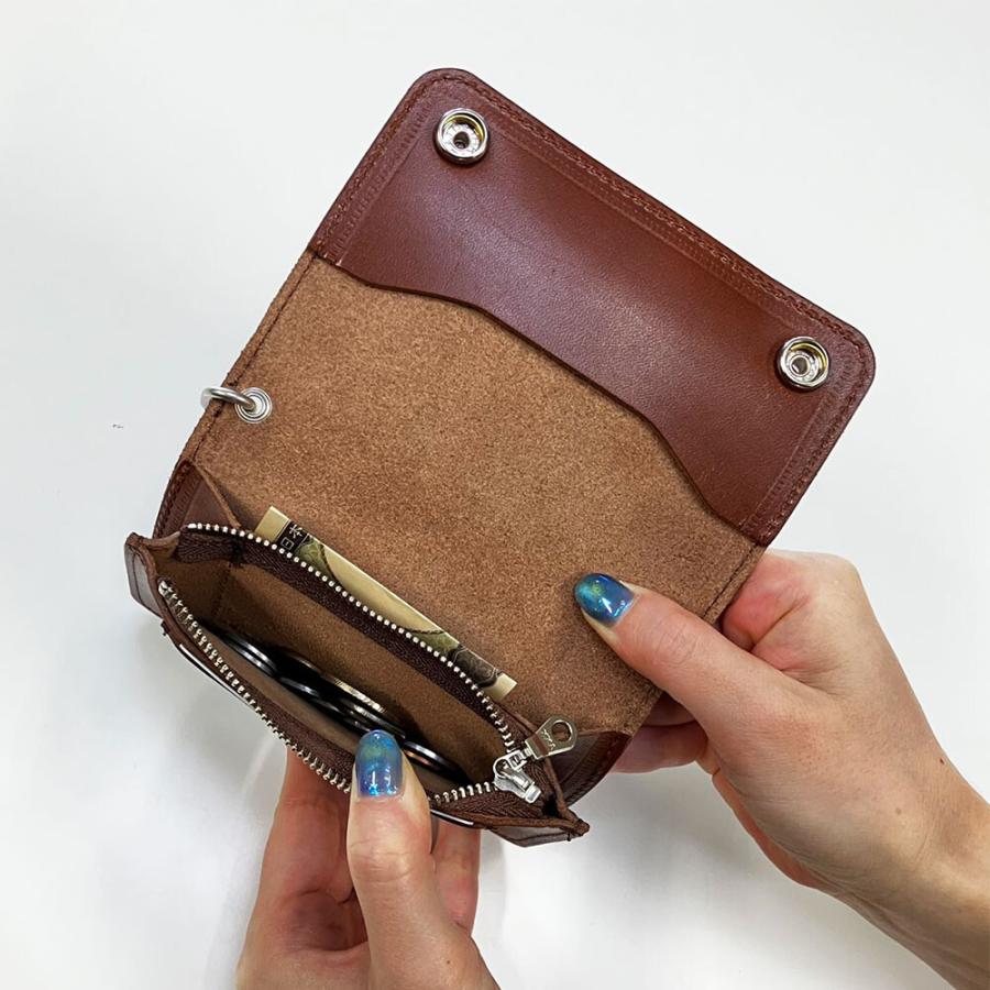 財布 ミドル【 栃木レザー 】トラッカー ミドルウォレット 2種類 日本