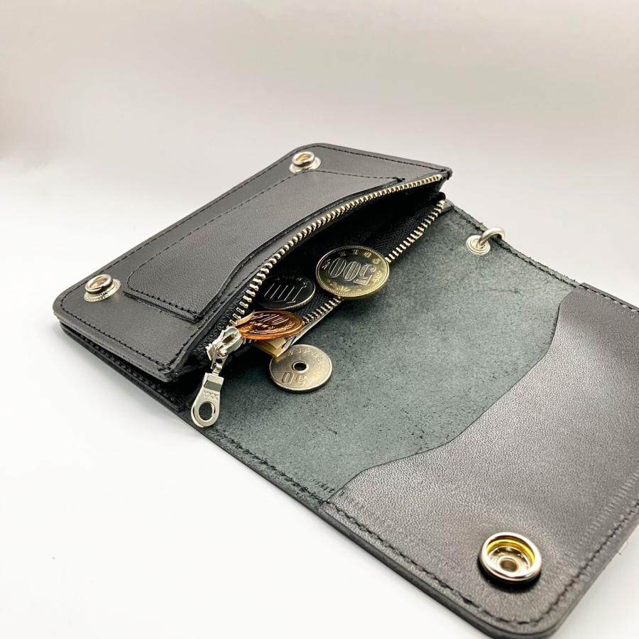 栃木レザー　トラッカー財布　ミドル 財布 長財布 【 栃木レザー 】トラッカー ミドルウォレット 2種類 日本