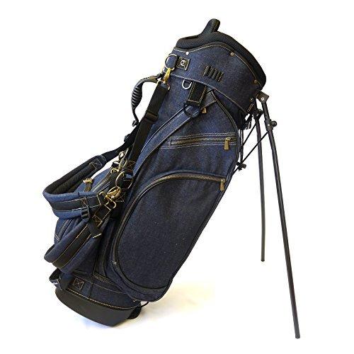 19GOLF　ゴルフ　キャディバッグ　スタンド式　約10型　約25cm　デニム 19GOLF ゴルフ キャディバッグ スタンド式 約10型 約25cm デニム