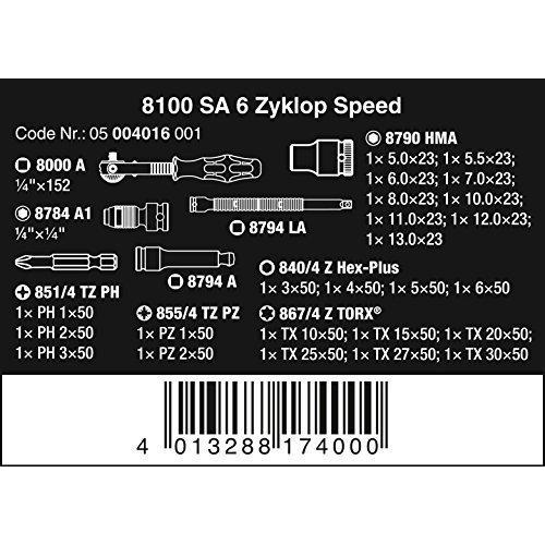 日本正規輸入品8100 SA 6 サイクロップスピードラチェット1/4