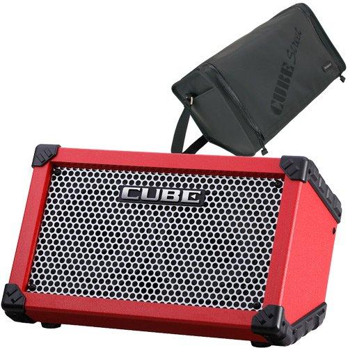 新規購入 Roland ローランド 乾電池駆動パフォーマンスアンプ Cube Street Red 専用キャリングケースセット 楽天ランキング1位 Blog Lonolife Com