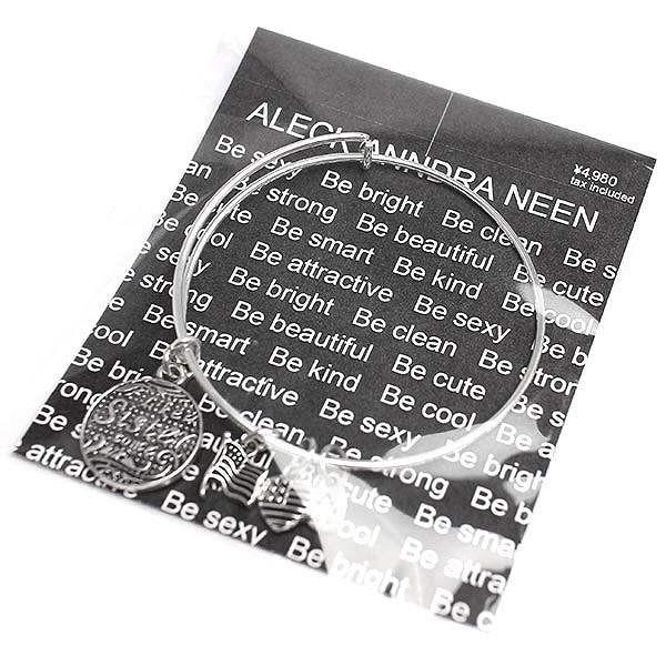 ALECK ANNDRA NEEN ブレスレット Like a Sister to me コインチャーム シルバー バングル 腕輪 SPST008 |  | 02