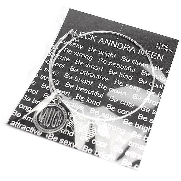 ALECK ANNDRA NEEN ブレスレット LAUGH コインチャーム シルバー バングル 腕輪 SPST009 |  | 02