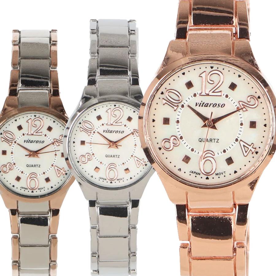 日常生活防水 可愛いシェル文字盤にピンクゴールドボディ 日本製