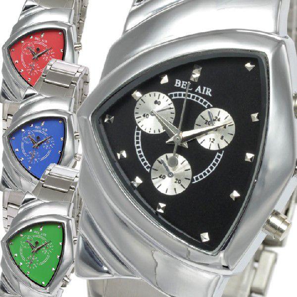 腕時計 メンズ腕時計 メタルベルト フェイククロノグラフ フェイクダイアル クォーツ 男性用 JH38｜springstate