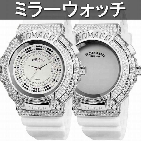 正規品 ROMAGO DESIGN腕時計 ロマゴデザイン RM025-0256PL-SVWH トレンド Trend 中村昌也着用シリーズ メンズ腕時計 送料無料｜springstate