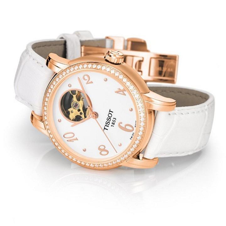 ティソ 腕時計 レディース T-クラシック Tissot 自動巻き腕時計 TISSOT T-Classic Lady Heart Rose Diamond T050.207.36.017.01 T0502073601701 | TISSOT | 01