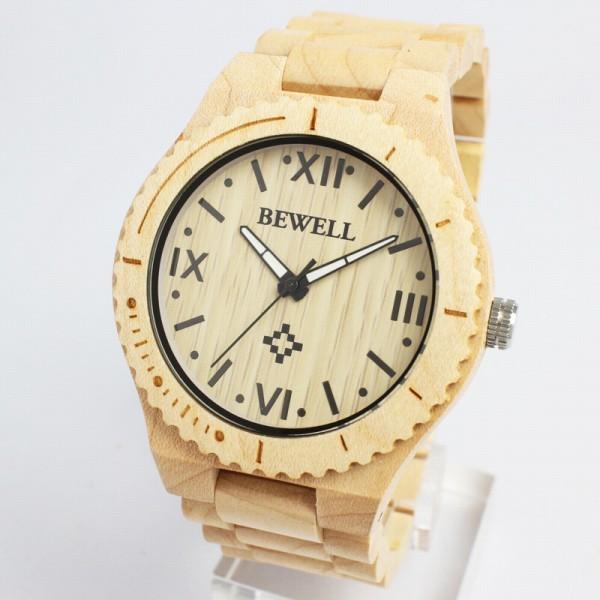 日本製ムーブメント 木製腕時計 天然素材 ウッドウォッチ 軽い 軽量 自然木 天然木 ユニセックス WDW011-03 メンズ腕時計 送料無料｜springstate｜03