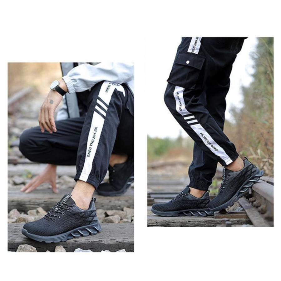 安全靴 おしゃれ 防水 シューズ 耐摩耗 作業 メンズ レディース 軽量 つま先 男女兼用 通気性 快適 セーフティ 守る グリップ 滑らない 歩きやすい 災害用 軽い | ブランド登録なし | 15