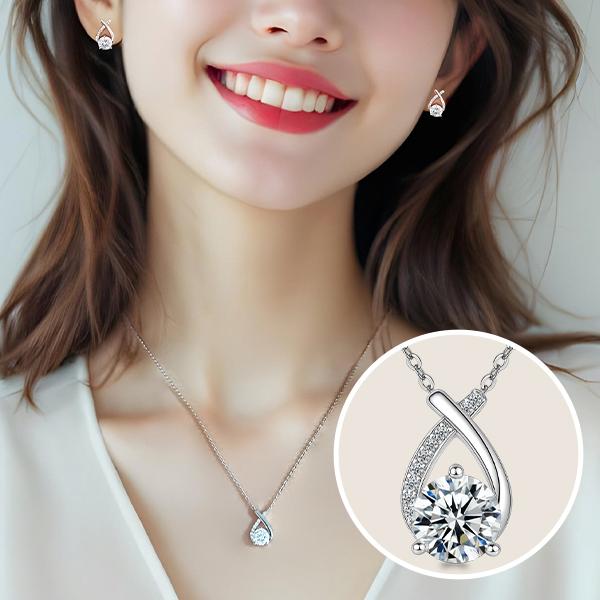 SWAROVSKI（スワロフスキー） しずく ネックレス ピアス セット