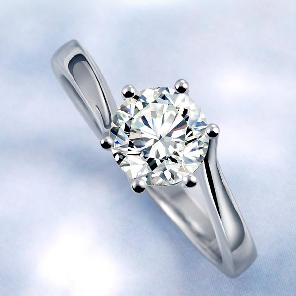 リング 指輪 レディース 0.5ct モアサナイト ホワイトデー プレゼント 