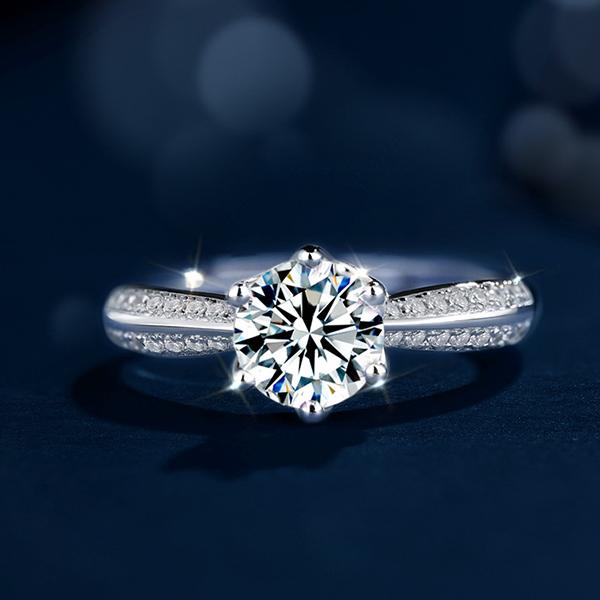リング 指輪 レディース 0.5ct モアサナイト ホワイトデー プレゼント 