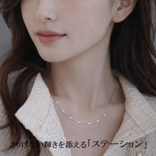 EVER FLAWLESS ネックレス チェーン シルバー925 日本製 ベネチアン