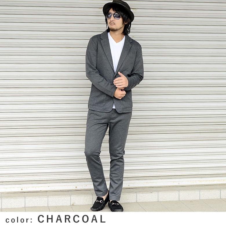 閉店セール】スーツ TCスウェットジャケット & イージーパンツ 上下