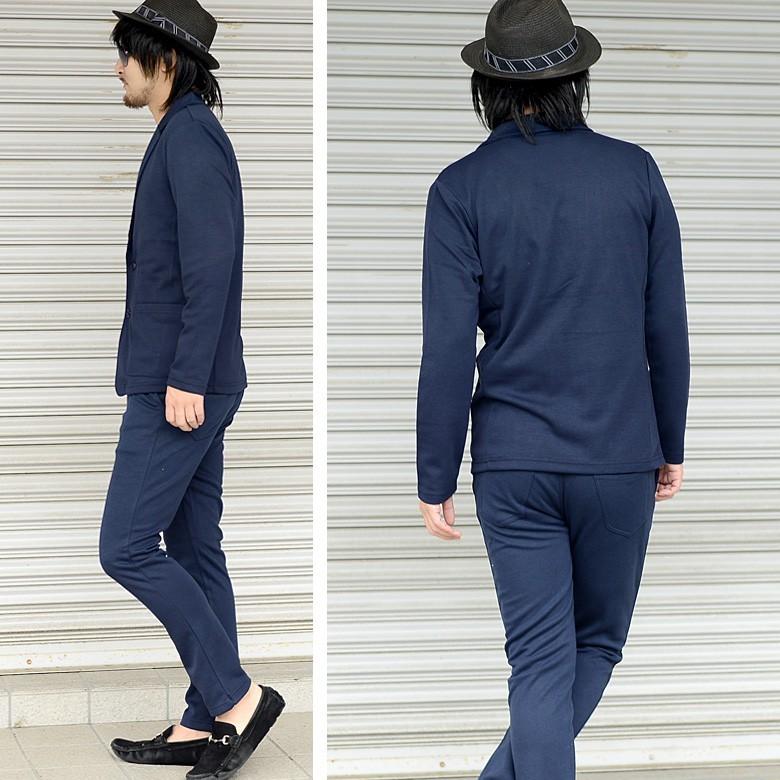 閉店セール】スーツ TCスウェットジャケット & イージーパンツ 上下