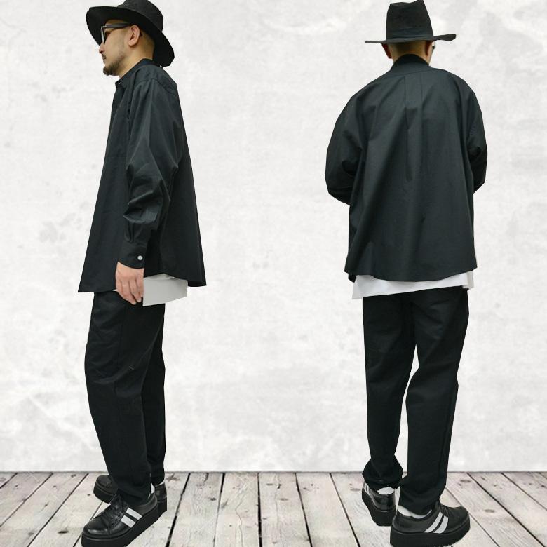 長袖シャツ メンズ ロング丈シャツ ビッグシルエット オーバー 長袖シャツ メンズ ロング丈シャツ ビッグシルエット オーバー