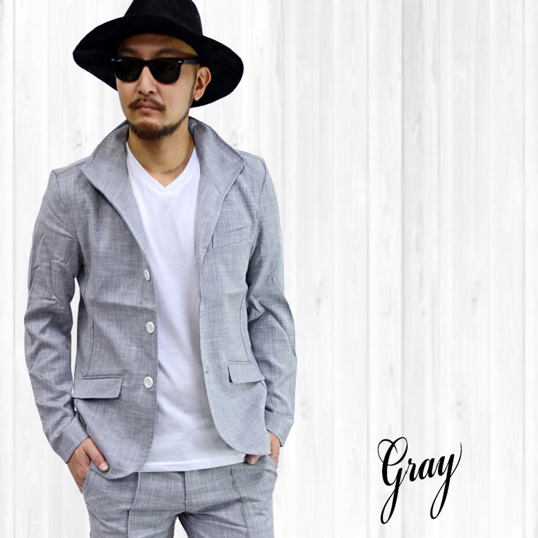 新品未使用　イタリア製生地　セットアップスーツ　メンズ　上下　ビジネス 楽天市場】セットアップ メンズ スーツ テーラード ストレッチ