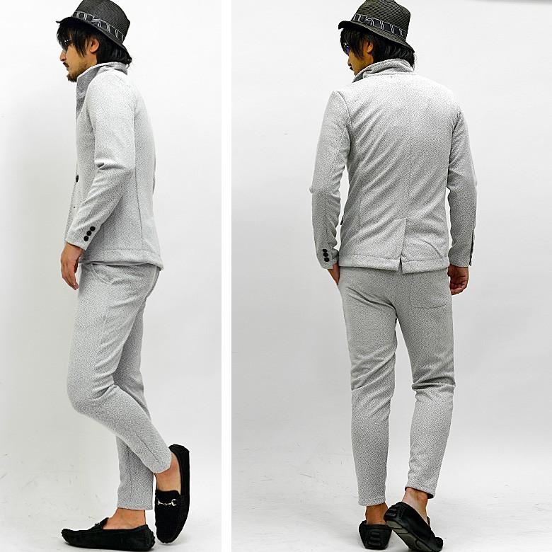 お*こ様 837【約￥50,000相当】2点セット③ブラウン系／三連休オークショ 閉店セール】スーツ イタリアンカラージャケット＆アンクル