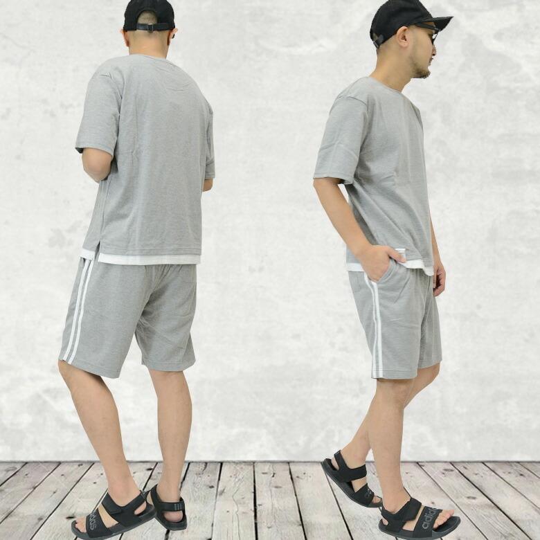 ⭐︎SY32⭐︎新品 Tシャツ ハーフパンツ セットアップ 接触冷感 XL ⭐︎SY32⭐︎新品 Tシャツ ハーフパンツ セットアップ 接触冷感 XL