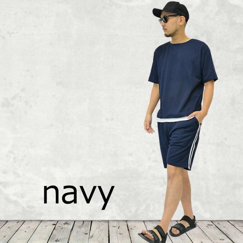 上下セット メンズ セットアップ フェイクレイヤードTシャツ 上下セット メンズ セットアップ フェイクレイヤードTシャツ