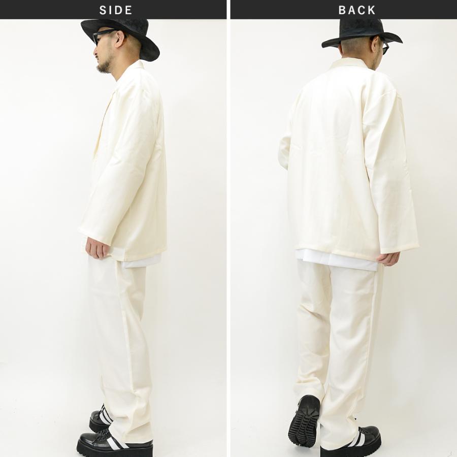 閉店セール】スーツ ギャバジン素材 ワイドテーラード ワイドパンツ