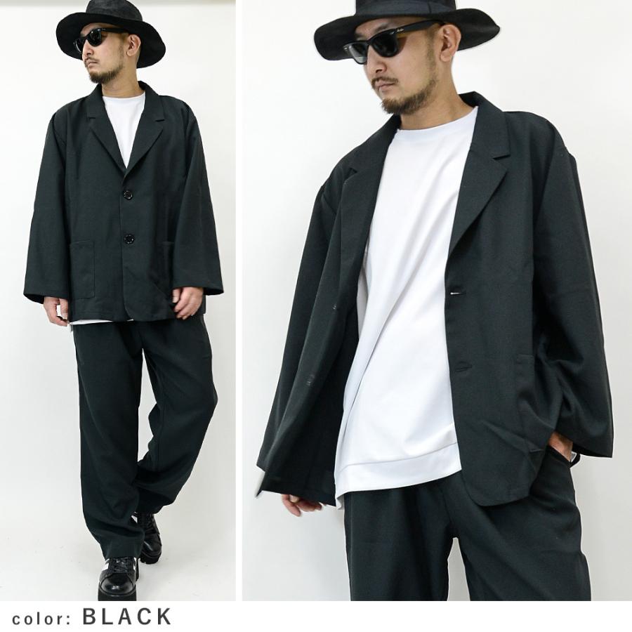 閉店セール】スーツ ギャバジン素材 ワイドテーラード ワイド