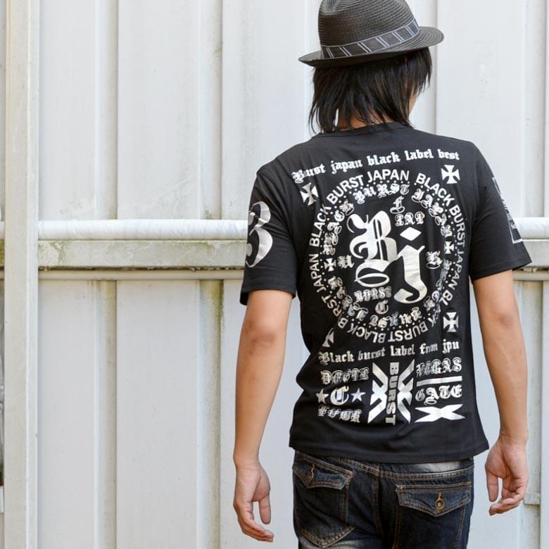 閉店セール】バックプリント半袖クルーネックTシャツ 半袖Tシャツ Tee
