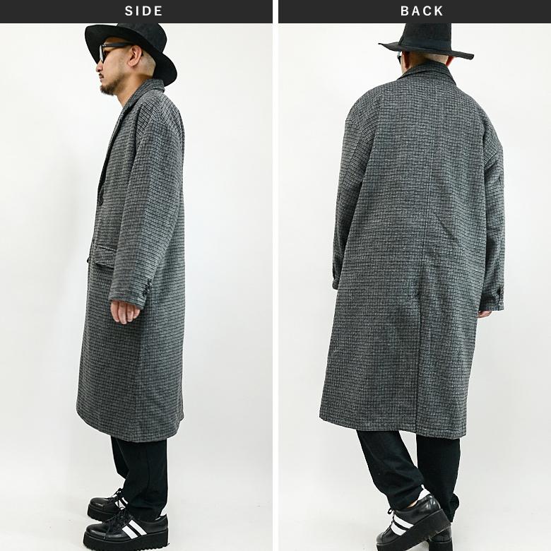 閉店セール】ビッグシルエット シャギーウールチェスターコート